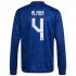 Camisola Real Madrid David Alaba 4 Equipamento Segundo 2021-2022 Manga Comprida